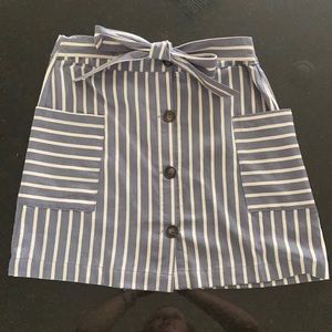 Altard State Striped Tie Skirt